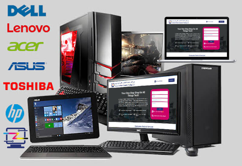 Computer parts, laptop, printer, cctv networking digital service dubai