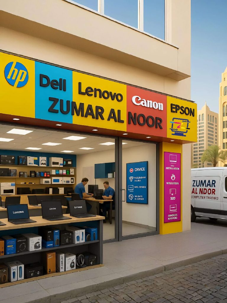 Computer parts, laptop, printer, cctv networking digital service dubai zumar al noor computer